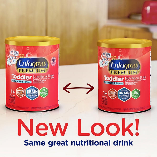 Enfagrow Premium Toddler Nutritional Drink, Milk-Flavored, 36.6 oz. - Image 3
