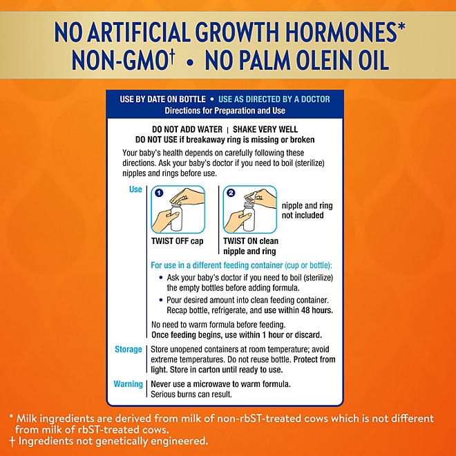 Similac 360 Total Care Sensitive Infant Formula, Ready to Feed, 8 fl. oz., 24 ct. - Image 6