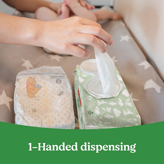 Huggies Natural Care Sensitive Baby Wipes, Fragrance Free, 17 pk., 1088 Wipes - Image 8