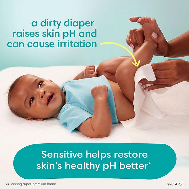 Pampers Sensitive Baby Wipes, Fragrance Free, 16 pks., 896 wipes - Image 7