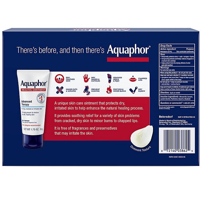 Aquaphor Advanced Therapy Healing Ointment, 1.75 oz., 4 pk. - Image 3
