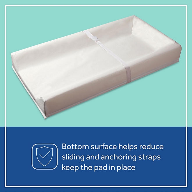Sealy Soybean Comfort 3-Sided Contoured Diaper Changing Pad, White - Image 5