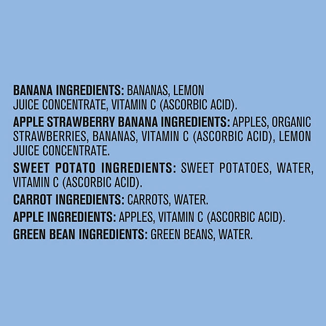 Gerber 2nd Foods Fruit & Veggie Variety Pack, 4 oz., 30 ct. - Image 9