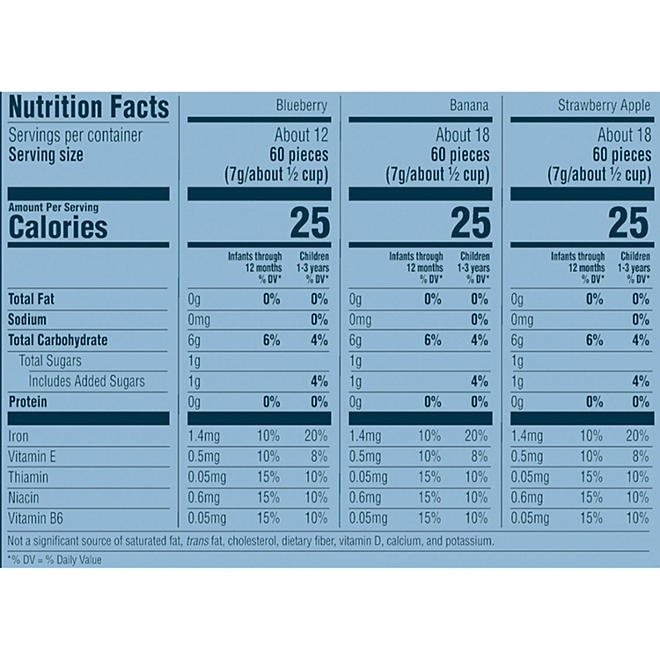 Gerber Grain & Grow Cereal Snack Puffs, Variety Pack, 1.48 oz., 8 ct. - Image 8