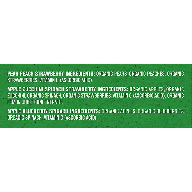 Gerber Organic 2nd Foods Pouch Variety Pack, 3.5 oz., 18 ct. - Image 4