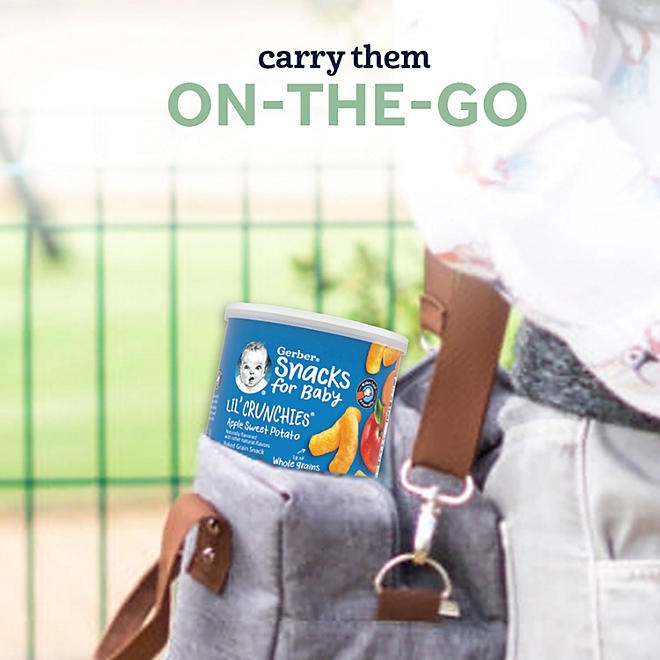 Gerber Lil' Crunchies Baked Grain Snack, Variety Pack, 1.48 oz., 8 ct. - Image 7