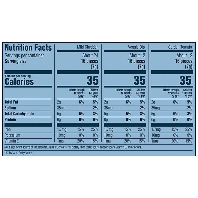 Gerber Lil' Crunchies Baked Grain Snack, Variety Pack, 1.48 oz., 8 ct. - Image 8