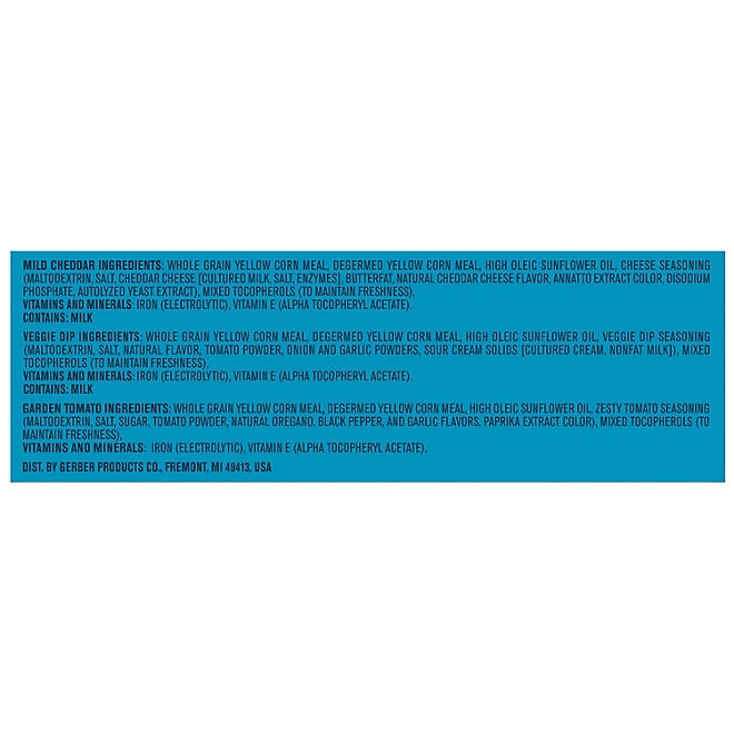 Gerber Lil' Crunchies Baked Grain Snack, Variety Pack, 1.48 oz., 8 ct. - Image 9