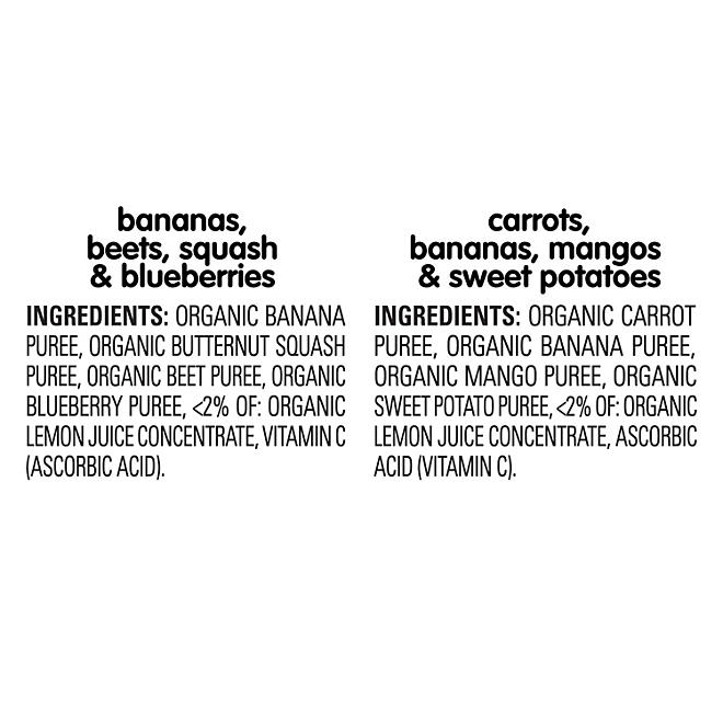 HappyTOT Organics Love My Veggies, Variety Pack, Stage 4 Pouch, 4.22 oz., 12 ct. - Image 4