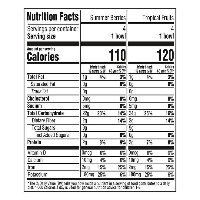 Gerber Organic Grain & Grow Morning Bowls, Variety Pack, 4.5 oz., 8 ct. - Image 3