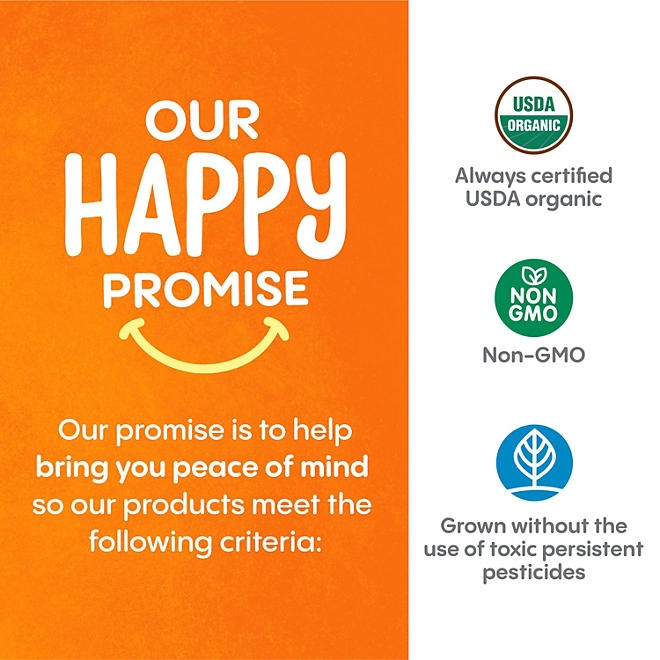 HappyBABY Organics Yogis Melts Variety Pack, 1 oz., 4ct. - Image 4