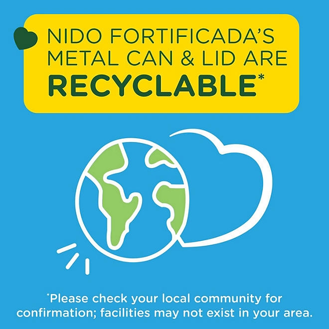 Nestle NIDO Fortificada Dry Whole Milk Powder, 4.85 lb. - Image 7