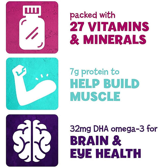 PediaSure Grow and Gain Nutritional Shake with Fiber for Kids, Vanilla, 8 fl. oz., 24 pk. - Image 4