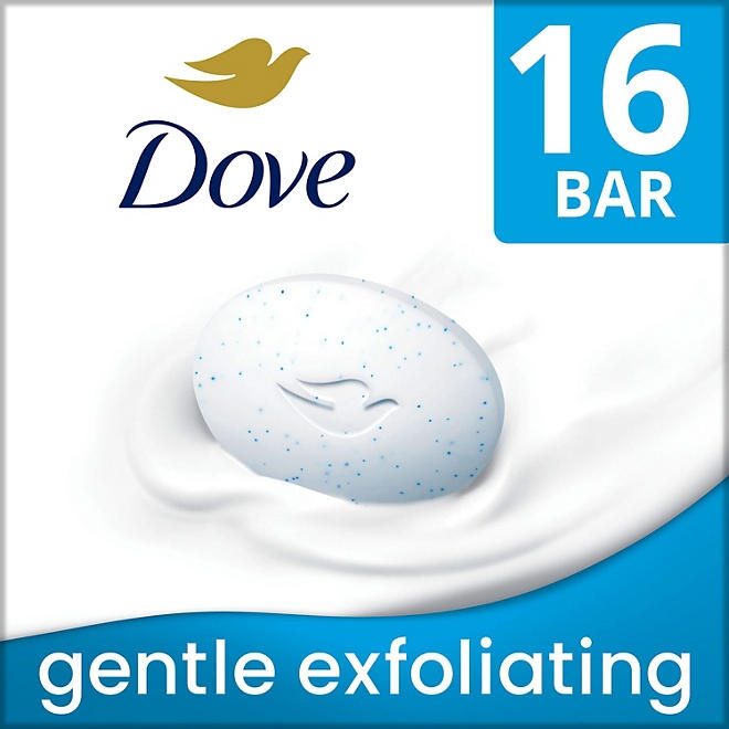 Dove Gentle Exfoliating Bar Soap, 3.75 oz., 16 ct. - Image 11