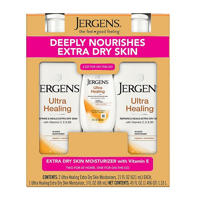 Jergens Ultra Healing Extra Dry Skin Moisturizer, 45 fl. oz. - Image 2