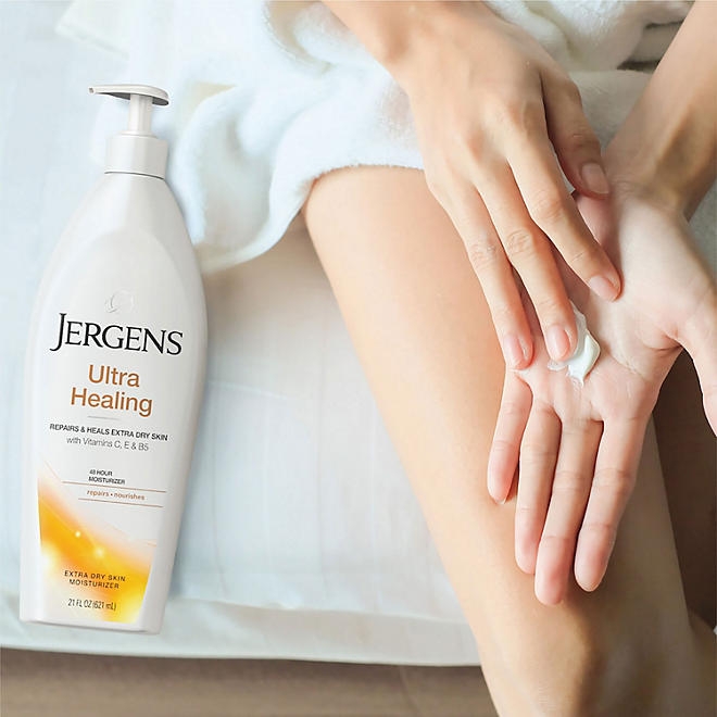 Jergens Ultra Healing Extra Dry Skin Moisturizer, 45 fl. oz. - Image 4