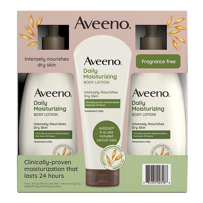 Aveeno Daily Moisturizing Body Lotion Set - Image 2