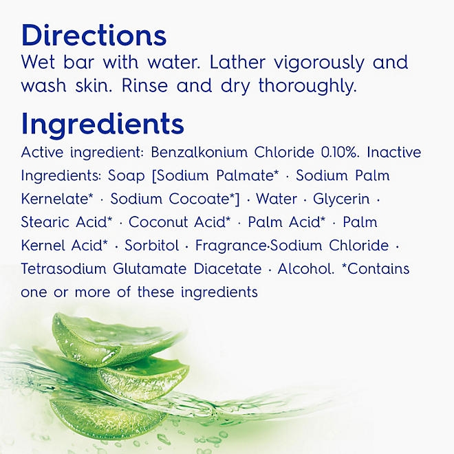 Dial Antibacterial Bar Soap, Aloe Scent, 4 oz., 16 ct. - Image 3
