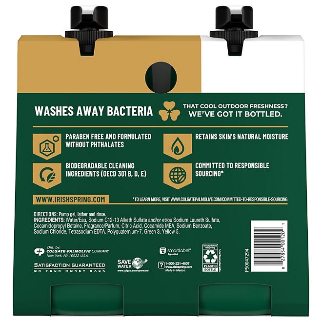 Irish Spring Body Wash for Men, Original Clean, 30 fl. oz., 2 pk. - Image 3