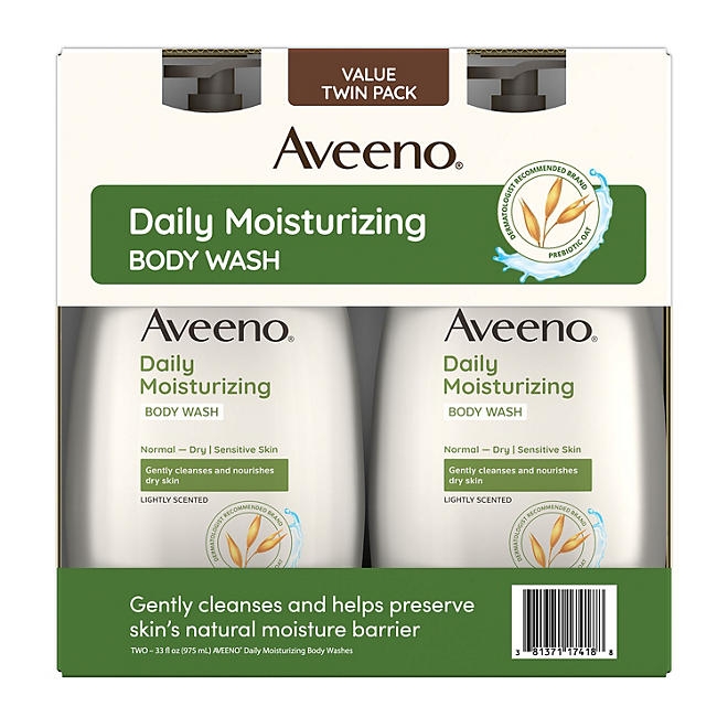 Aveeno Daily Moisturizing Body Wash, 33 fl. oz., 2 pk. - Image 2