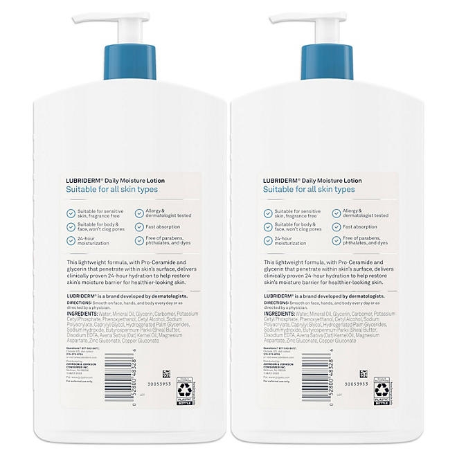 Lubriderm Daily Moisture Body Lotion, 24 fl. oz., 2 pk. - Image 3
