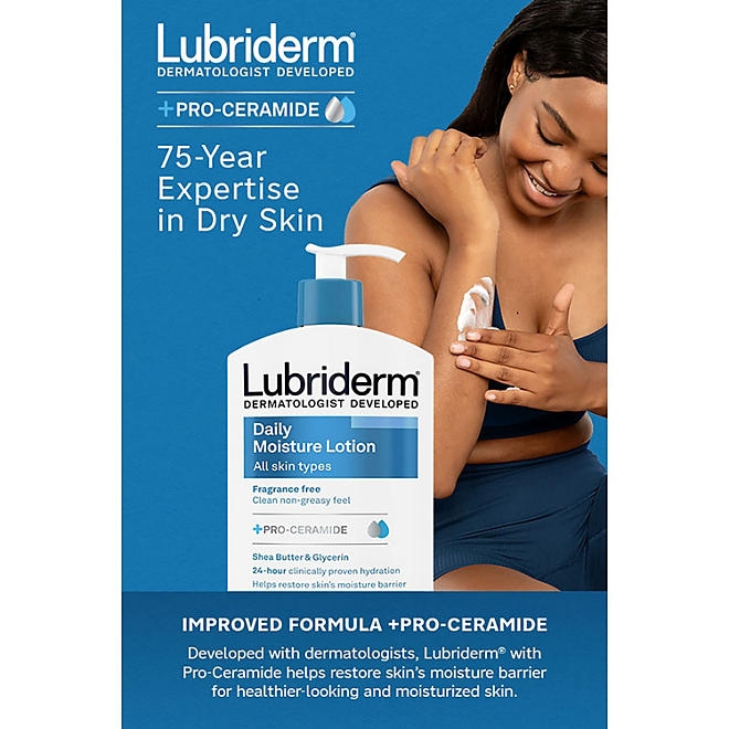 Lubriderm Daily Moisture Body Lotion, 24 fl. oz., 2 pk. - Image 4
