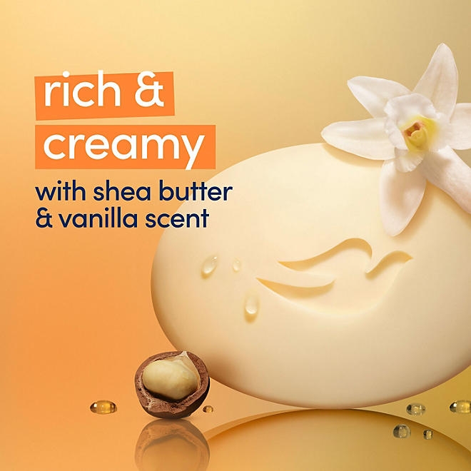 Dove Bar Soap, Shea Butter & Vanilla, 3.75 oz., 16 ct. - Image 5