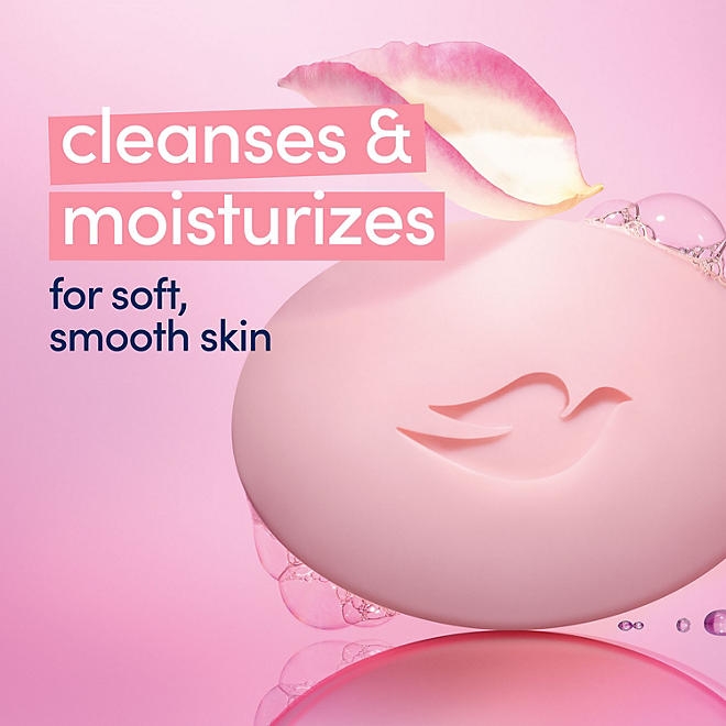 Dove Beauty Bar Soap, Pink, 3.75 oz., 16 ct. - Image 4