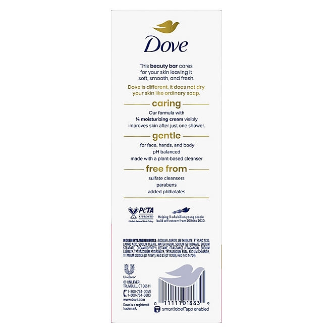 Dove Beauty Bar Soap, Pink, 3.75 oz., 16 ct. - Image 10