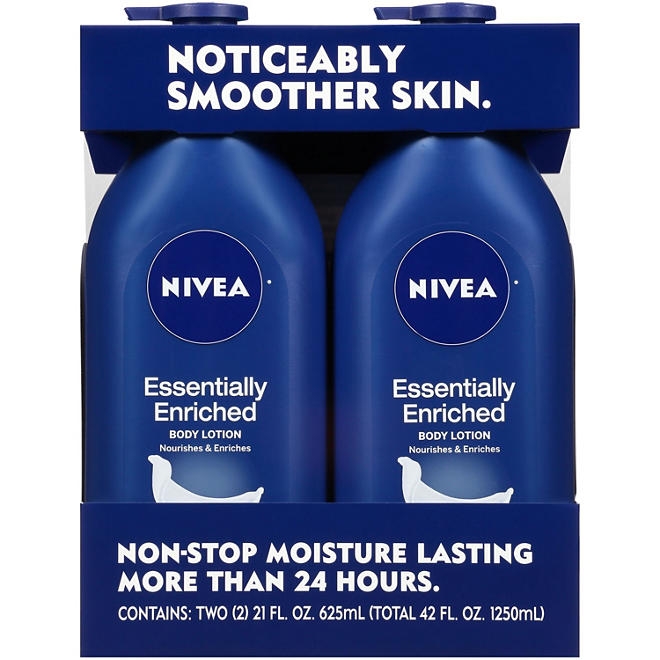 NIVEA Essentially Enriched Body Lotion, 21 fl. oz., 2 pk. - Image 2