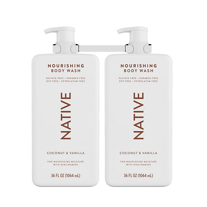 Native Nourishing Body Wash, Coconut & Vanilla, 36 fl. oz., 2 pk. - Image 10