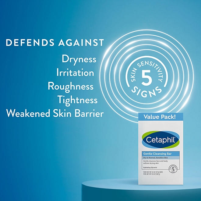 Cetaphil Gentle Cleansing Bar, 4.5 oz., 6 ct. - Image 6