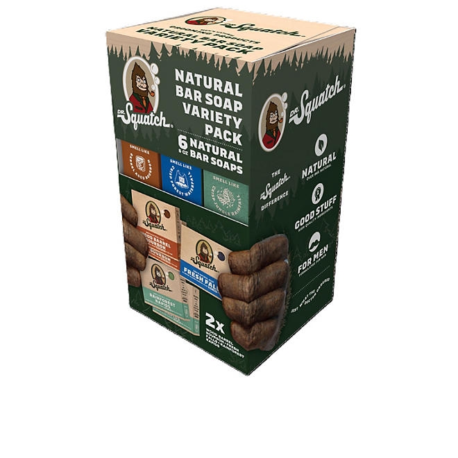 Dr. Squatch Natural Bar Soap, Variety Pack, 5 oz., 6 ct. - Image 5