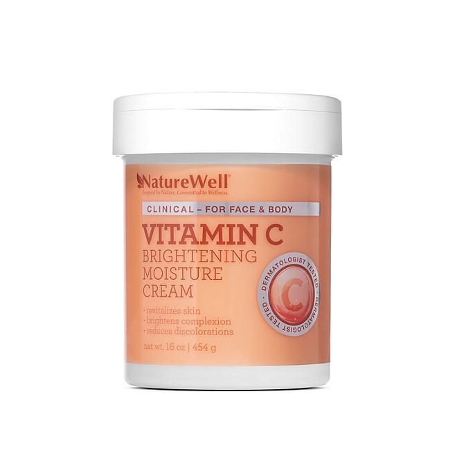 NatureWell Vitamin C Brightening Moisture Cream, 16 oz. - Image 2