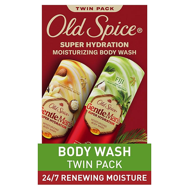 Old Spice Gentle Man's Super Hydration Body Wash, 20 fl. oz., 2pk. - Image 2
