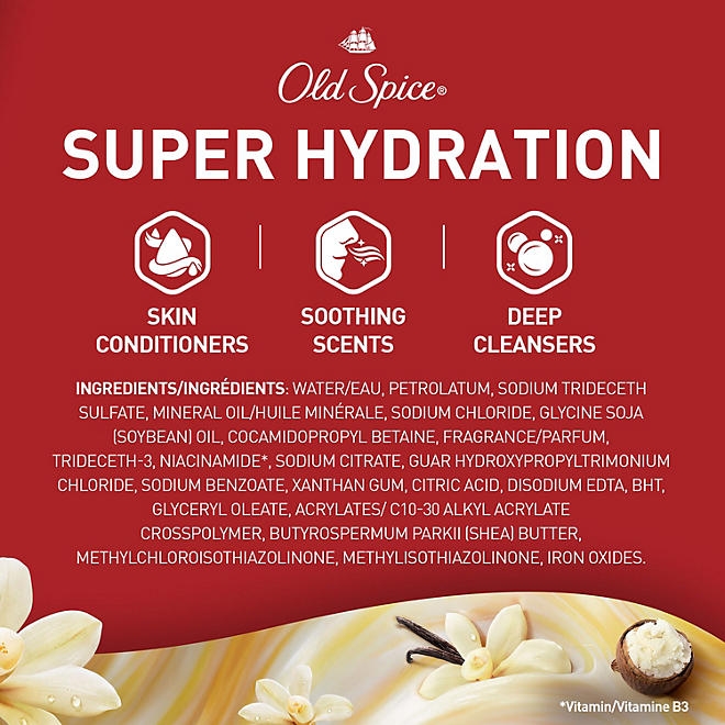 Old Spice Gentle Man's Super Hydration Body Wash, 20 fl. oz., 2pk. - Image 4