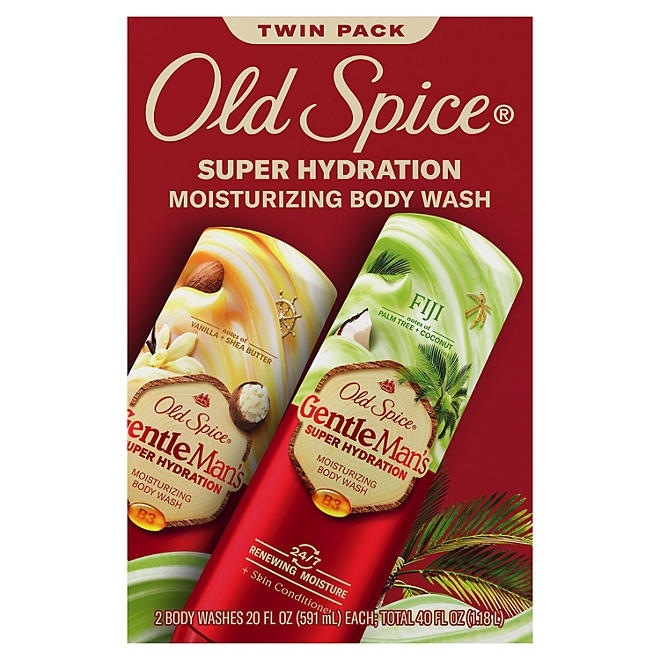 Old Spice Gentle Man's Super Hydration Body Wash, 20 fl. oz., 2pk. - Image 11