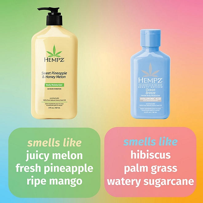Hempz Hydrating Herbal Body Moisturizer Pack - Image 4