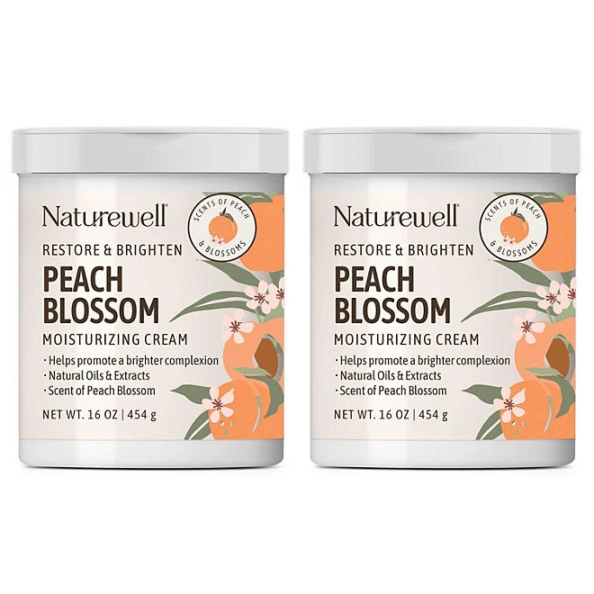NatureWell Peach Blossom Moisturizing Cream, 16 oz., 2 pk. - Image 2