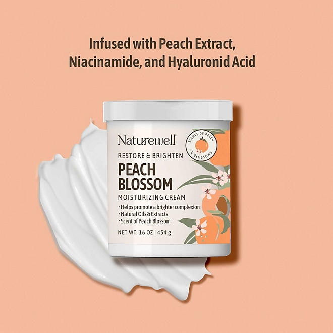 NatureWell Peach Blossom Moisturizing Cream, 16 oz., 2 pk. - Image 3