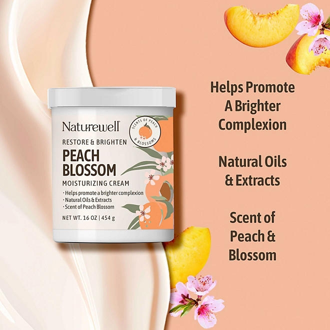 NatureWell Peach Blossom Moisturizing Cream, 16 oz., 2 pk. - Image 5
