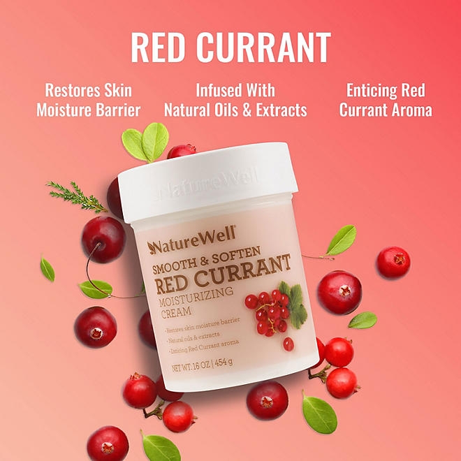 NatureWell Red Currant Moisturizing Cream, 16 oz., 2 pk. - Image 4