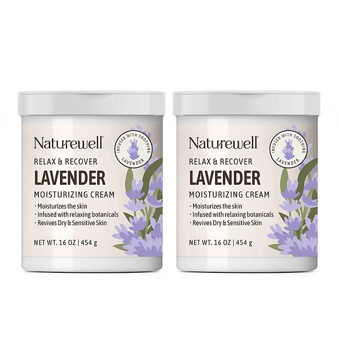 NatureWell Lavender Moisturizing Cream, 16 oz., 2 pk. - Image 2