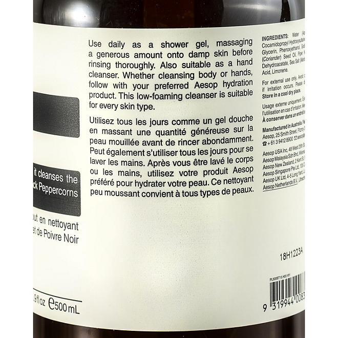 Aesop Corriander Seed Body Cleanser, 16.9 fl. oz. - Image 5