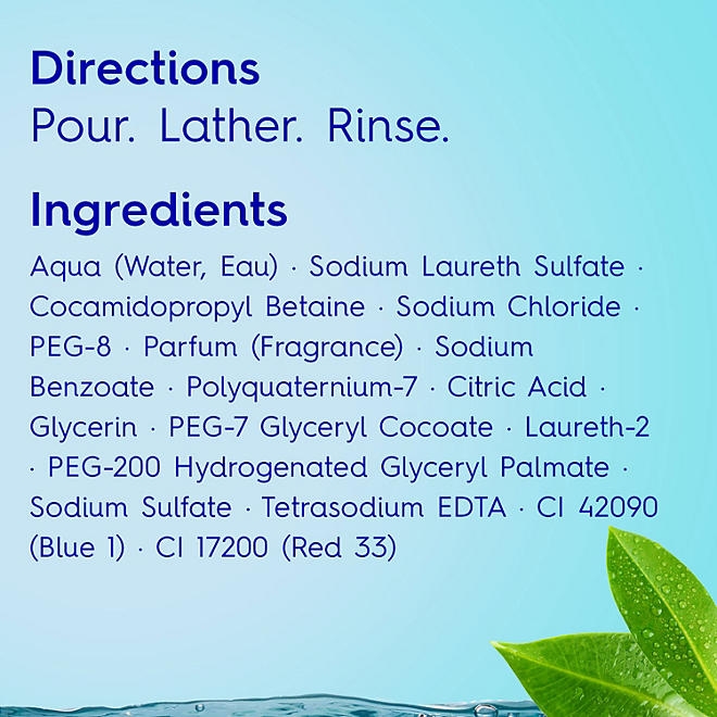 Dial Refresh & Renew Body Wash, Spring Water, 16 oz., 4 pk. - Image 3