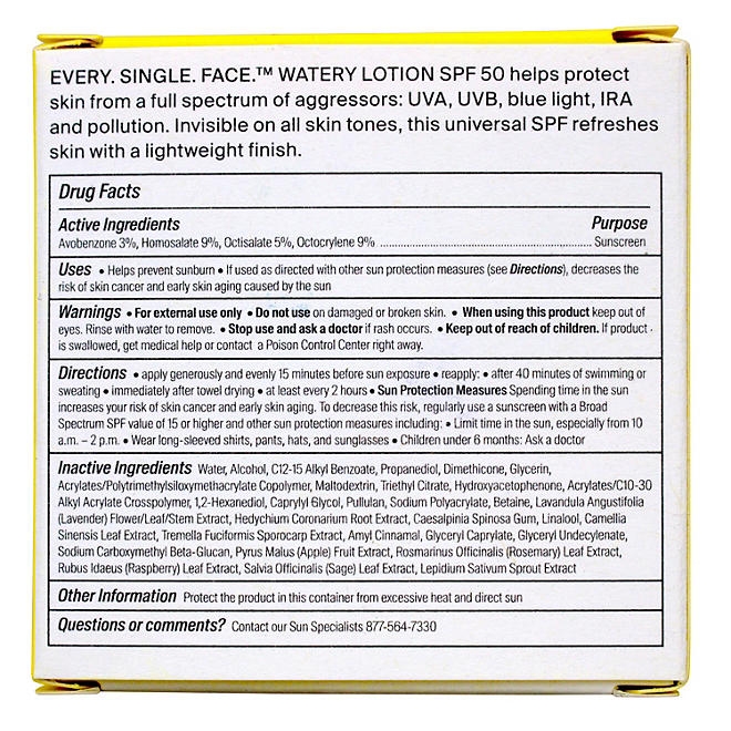 Supergoop Every Single Face Watery Lotion, SPF 50, 1.7 oz. - Image 5