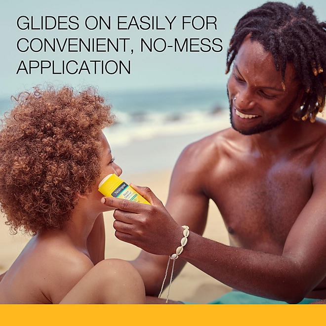 Neutrogena Beach Defense Broad Spectrum Sunscreen Stick, SPF 50+, 1.5 oz. - Image 5