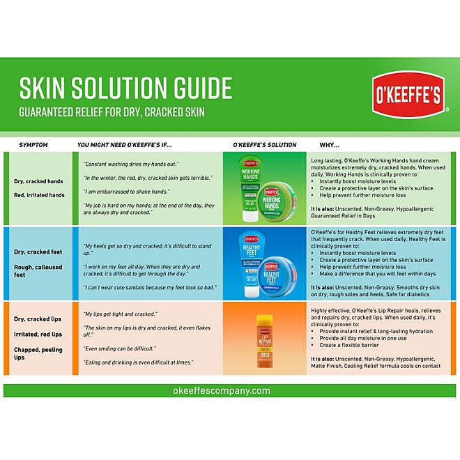 O'Keeffe's Healthy Feet and Lip Repair Variety Kit - Image 9