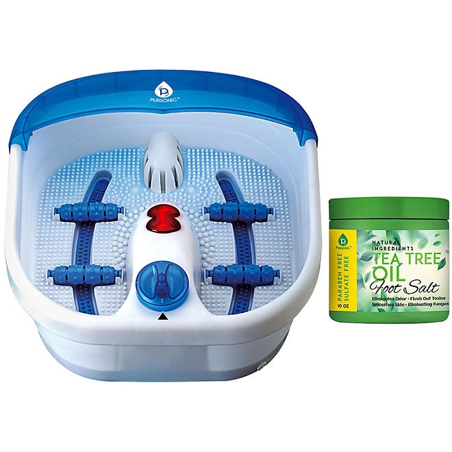 Pursonic Heated Foot Spa Massager with Tea Tree Foot Salts - Image 2
