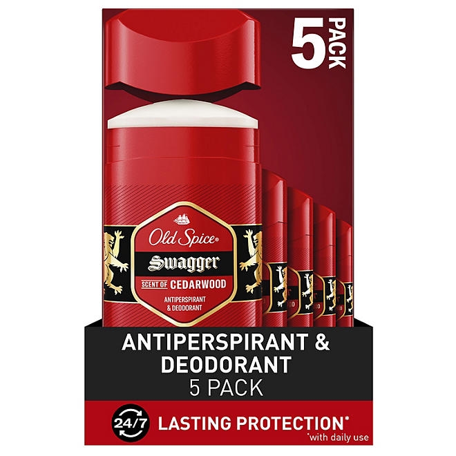 Old Spice Swagger Antiperspirant & Deodorant for Men, 2.6 oz., 5 pk. - Image 2